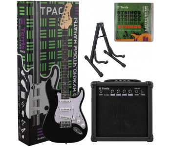 TERRIS TPACK-TST-040 BK - Электрогитара в наборе