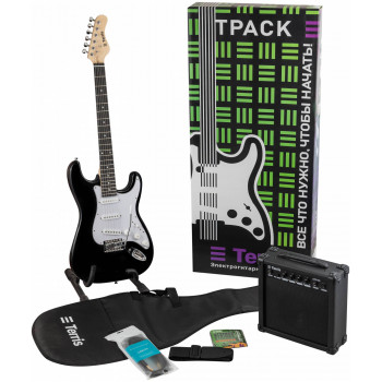 TERRIS TPACK-TST-045 BK - Электрогитара в наборе