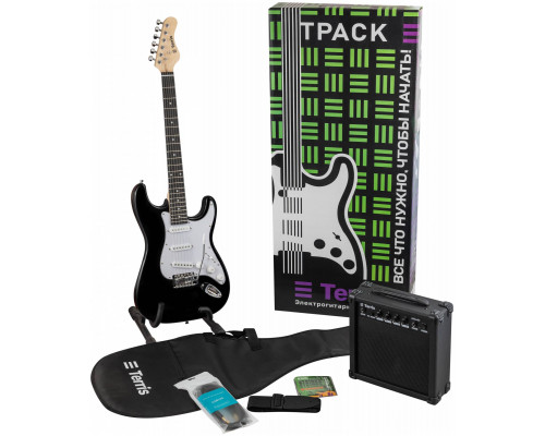 TERRIS TPACK-TST-045 BK - Электрогитара в наборе