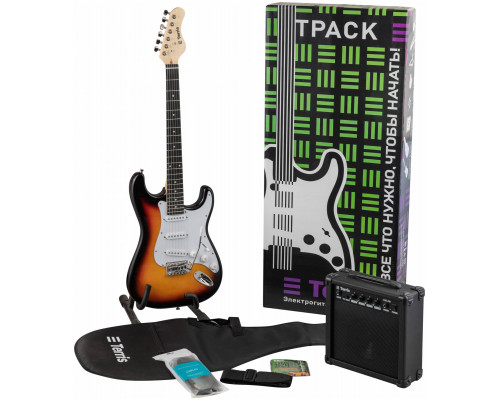 TERRIS TPACK-TST-045 SB - Электрогитара в наборе