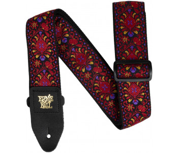 ERNIE BALL 5369 Jacquard Crimson Royal Bloom - Ремень для гитары
