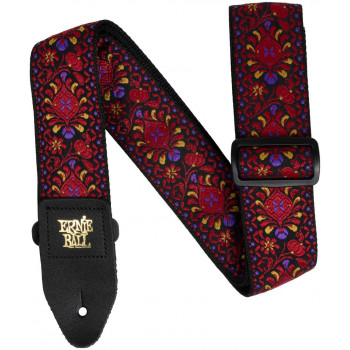 ERNIE BALL 5369 Jacquard Crimson Royal Bloom - Ремень для гитары