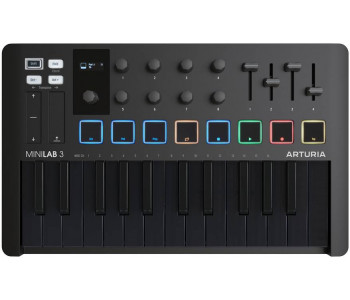 ARTURIA MiniLAB 3 Deep Black - MIDI-клавиатура