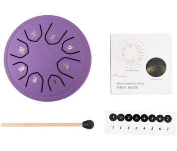 BEE DF1113 PURPLE - Барабан язычковый Глюкофон
