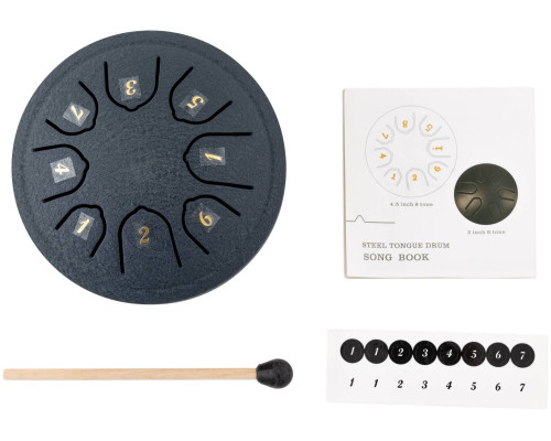 BEE DF1113 BLACK - Барабан язычковый Глюкофон BEE DF1113 BLACK - Барабан язычковый Глюкофон