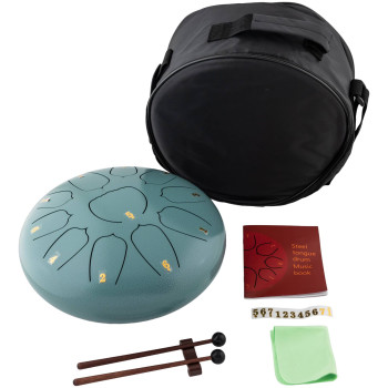 BEE DF1107 GREEN - Барабан язычковый Глюкофон BEE DF1107 GREEN - Барабан язычковый Глюкофон