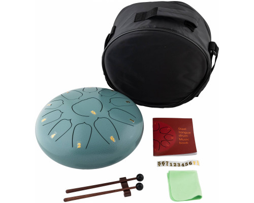 BEE DF1107 GREEN - Барабан язычковый Глюкофон