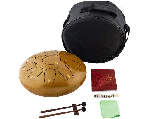 BEE DF1107 YELLOW - Барабан язычковый Глюкофон BEE DF1107 YELLOW - Барабан язычковый Глюкофон