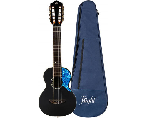 FLIGHT IRIS 8 EQ-A BK - Укулеле 8-ми струнный тенор