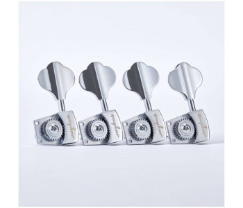 GUYKER GB-3639 chrome4L - Колковая механика для гитары бас