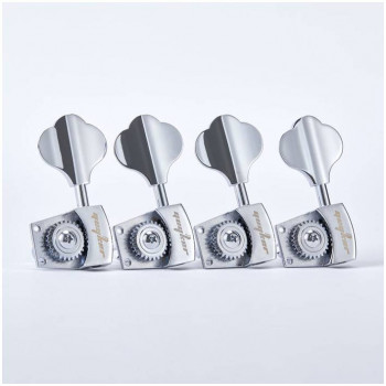 GUYKER GB-3639 chrome4L - Колковая механика для гитары бас