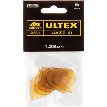 DUNLOP 427P138 Jazz III - Набор медиаторов