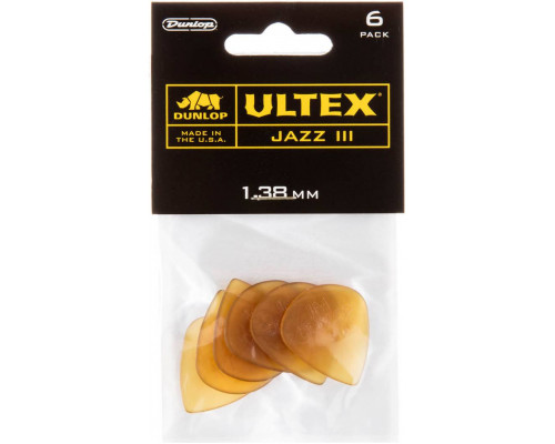 DUNLOP 427P138 Jazz III - Набор медиаторов