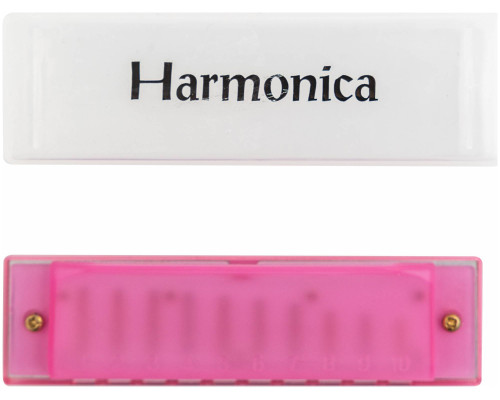 BEE DF10A-3 PINK - Губная гармоника диатоническая