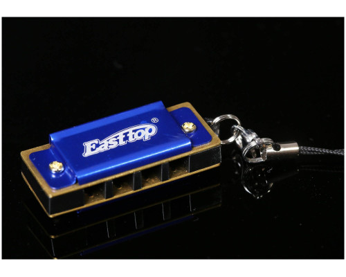 EASTTOP DF4S BLUE - Губная гармоника уменьшенная
