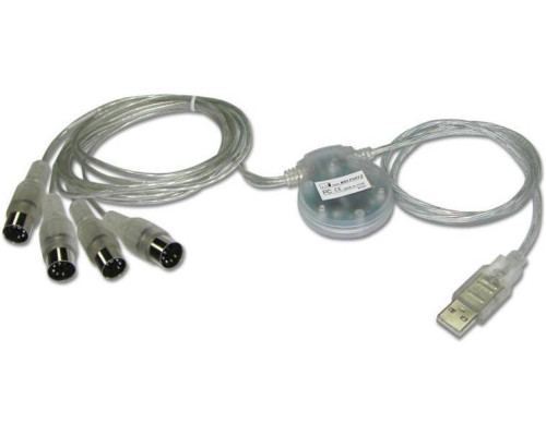 ICON MidiPort - MIDI интерфейс, 1х1 MIDI вход/выход, 16х16 MIDI каналов,...
