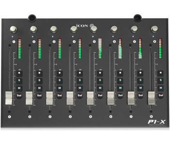 ICON P1-X - USB MIDI DAW контроллер, модуль расширения для P1-M до 16,...