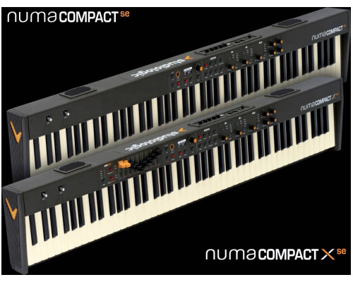 STUDIOLOGIC Numa Compact SE - цифровое пианино, 88-нотная полувзвешенная...