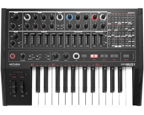 ARTURIA MiniBrute 2 Noir - синтезатор, лимитированная серия MiniBrute 2...