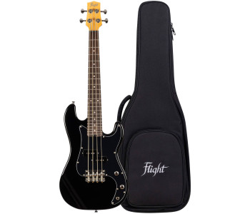 FLIGHT Mini Bass Lite BK - Бас-гитара уменьшенная