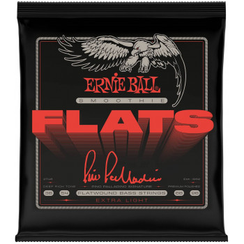 ERNIE BALL 2748 Pino Palladino Smoothie Flats Extra Light 38-98 - Струны для бас-гитары