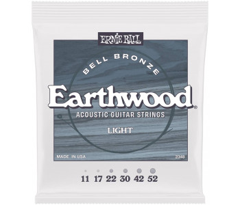 ERNIE BALL 2348 John Mayer Earthwood Bell Bronze Light 11-52 - Струны для акустической гитары
