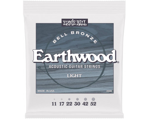 ERNIE BALL 2348 John Mayer Earthwood Bell Bronze Light 11-52 - Струны для акустической гитары
