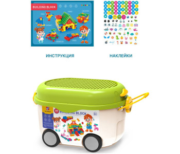 Конструктор ГЛАВИГРУШКА 300 деталей СM 4080 блочный 300 деталей