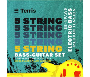 TERRIS SB-N PAW5 - Струны для бас-гитары 5 струнной