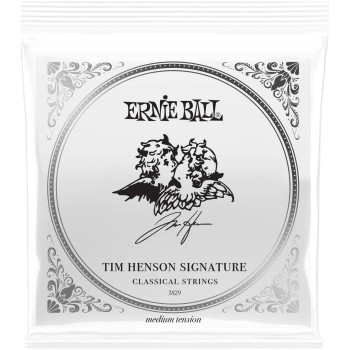 ERNIE BALL 3829 Tim Henson Clear and Silver Medium 28-42 - Струны для классической гитары