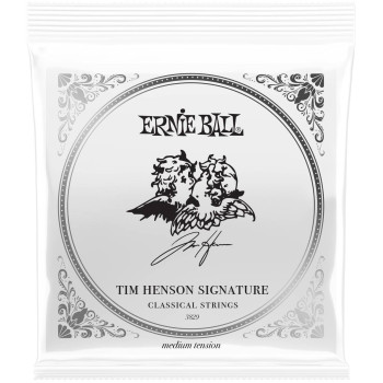 ERNIE BALL 3829 Tim Henson Clear and Silver Medium 28-42 - Струны для классической гитары