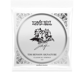 ERNIE BALL 3829 Tim Henson Clear and Silver Medium 28-42 - Струны для классической гитары