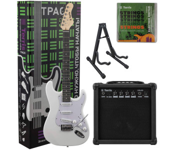 TERRIS TPACK-TST-040 WH - Электрогитара в наборе