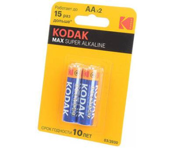 KODAK LR6 BL2 упак. 2шт - Батарейка KODAK LR6 BL2 упак. 2шт - Батарейка