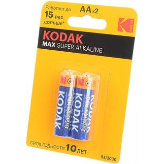 KODAK LR6 BL2 упак. 2шт - Батарейка KODAK LR6 BL2 упак. 2шт - Батарейка