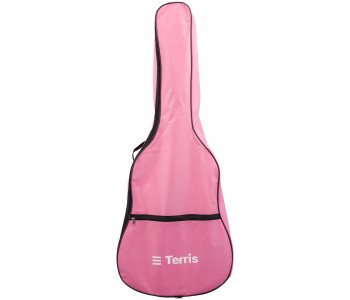 TERRIS TGB-C-01 PNK чехол для гитары - УЦЕНКА- порван чехол