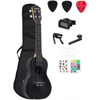 TERRIS PLUC-23 BK PACK - Укулеле комплект TERRIS PLUC-23 BK PACK - Укулеле комплект