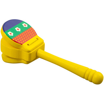 BEE DF301 Yellow - Кастаньеты на ручке BEE DF301 Yellow - Кастаньеты на ручке
