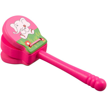 BEE DF301 Pink - Кастаньеты на ручке BEE DF301 Pink - Кастаньеты на ручке