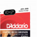D'ADDARIO EXP12 - Струны для акустической гитары