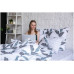 PANACOTTI 160x200 Sweet Line Leaves - Простыня на резинке PANACOTTI 160x200 Sweet Line Leaves - Простыня на резинке