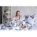 PANACOTTI 160x200 Sweet Line Leaves - Простыня на резинке PANACOTTI 160x200 Sweet Line Leaves - Простыня на резинке