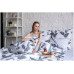 PANACOTTI 160x200 Sweet Line Leaves - Простыня на резинке