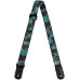 FLIGHT S35 JADE CLOUDS / Green Apelsin - Ремень для укулеле FLIGHT S35 JADE CLOUDS / Green Apelsin - Ремень для укулеле
